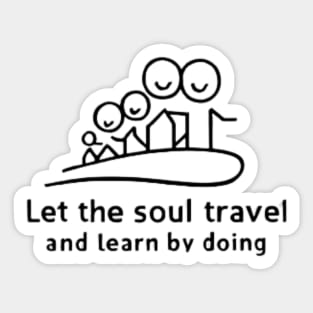 Traveling soul Sticker